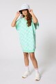 Dievčenské šaty HUGO s elastanom zelená G01027.156.162