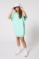 Dievčenské šaty HUGO s elastanom zelená G01027.156.162