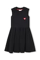 Παιδικό βαμβακερό φόρεμα HUGO G00984.114.150 μαύρο SS26