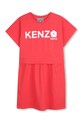 Kenzo Kids gyerek pamutruha rövid piros K61662.86.108