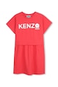 Dječja pamučna haljina Kenzo Kids pamuk crvena K61662.86.108