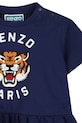 Κοριτσίστικα Βρεφικό βαμβακερό φόρεμα Kenzo Kids K61813.74.81 σκούρο μπλε