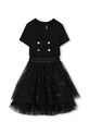 Dievčenské šaty Karl Lagerfeld Z31142.114.150 čierna SS26