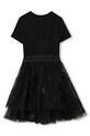 Dievča Dievčenské šaty Karl Lagerfeld Z31142.156 čierna