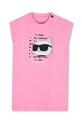 Dječja haljina Karl Lagerfeld print roza Z31057.86.108