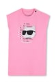 Haljina za bebe Karl Lagerfeld print roza Z31057.67.81