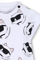 Κοριτσίστικα Βρεφικό βαμβακερό φόρεμα Karl Lagerfeld Z31260.71.81 λευκό
