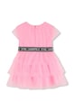 Haljina za bebe Karl Lagerfeld Z31059.67.81 roza SS26