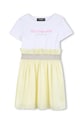Dječja haljina Karl Lagerfeld Z31146.86.108 zlatna SS26