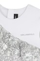 Karl Lagerfeld sukienka dziecięca Z31139.102.108 szary