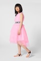 Dievčenské šaty Karl Lagerfeld látka ružová Z31147.114.150