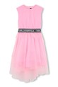 Dievčenské šaty Karl Lagerfeld Z31147.114.150 ružová SS26