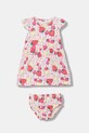 Guess sukienka niemowlęca 2-pack wzorzyste różowy A6GK04.K6YW4.PPY2.M