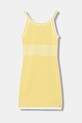 Guess sukienka bawełniana dziecięca bawełna żółty J6GK04.Z5511.PPY2.M