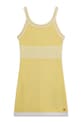 Dievčenské bavlnené šaty Guess J6GK04.Z5511.PPY2.M žltá SS26