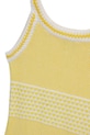 Dievčenské bavlnené šaty Guess žltá J6GK04.Z5511.PPY2.M