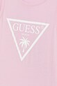 Dziewczynka Guess sukienka bawełniana dziecięca J6GK25.JA914.PPY2.M różowy