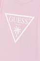 Dziewczynka Guess sukienka bawełniana dziecięca J6GK25.JA914.PPY2.M różowy