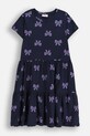 Παιδικό φόρεμα Coccodrillo εμπριμέ σκούρο μπλε WC6129203VGA