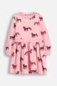 Dívčí šaty Coccodrillo mini růžová WC6129101GGK