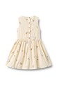 Wheat sukienka bawełniana dziecięca 1214.235.GOTS beżowy SS26