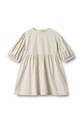 Wheat sukienka bawełniana dziecięca 1351.404.GOTS beżowy SS26