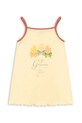 Konges Sløjd рокля от памук ERA STRAP DRESS OCS KS105358.PPY2 жълт SS26
