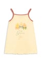 Konges Sløjd рокля от памук ERA STRAP DRESS OCS KS105358.PPY2 жълт SS26