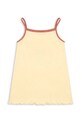 Момиче Konges Sløjd рокля от памук ERA STRAP DRESS OCS KS105358.PPY2 жълт