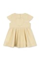 Konges Sløjd rochie de bumbac HEARLY DRESS GOTS KS105411.PPY2 bej SS26