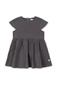 Konges Sløjd φόρεμα βαμβάκι HEARLY DRESS GOTS KS105411.PPY2 γκρί SS26