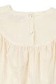 Deklice Konges Sløjd obleka A-kroja bombažna POSEY DRESS KS105525.PPY2 bež