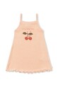 Konges Sløjd rochie din bumbac ITTY STRAP DRESS GOTS - EXCLUSIVE KS105655.PPY2 roz SS26