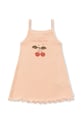 Konges Sløjd rochie din bumbac ITTY STRAP DRESS GOTS - EXCLUSIVE KS105655.PPY2 roz SS26