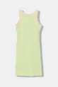 United Colors of Benetton šaty s bavlnou 38DBCV019.G.seasonal žlutá SS26