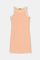 United Colors of Benetton платье с хлопком оранжевый 38DBCV019.G.seasonal