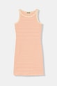 United Colors of Benetton платье с хлопком оранжевый 38DBCV019.G.seasonal