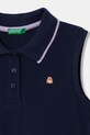 DÍVKA United Colors of Benetton letní šaty bavlněné s elastanem 3WG9CV012.G.seasonal námořnická modř