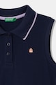 DÍVKA United Colors of Benetton letní šaty bavlněné s elastanem 3WG9CV012.G.seasonal námořnická modř