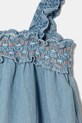 Fete United Colors of Benetton rochie din denim 4DHJAV00X.W.seasonal albastru