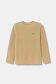 Calvin Klein Jeans sweter bawełniany dziecięcy bawełna beżowy IB0IB02641.128.176.PPY2