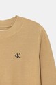 Chłopiec Calvin Klein Jeans sweter bawełniany dziecięcy IB0IB02641.128.176.PPY2 beżowy