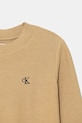 Αγορίστικα Παιδικό βαμβακερό πουλόβερ Calvin Klein Jeans IB0IB02641.128.176.PPY2 μπεζ