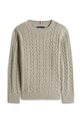 Tommy Hilfiger sweter bawełniany dziecięcy KB0KB09753.128.176.PPY2 szary SS26