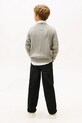 Tommy Hilfiger sweter bawełniany dziecięcy szary KB0KB09753.128.176.PPY2