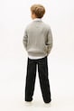 Tommy Hilfiger sweter bawełniany dziecięcy szary KB0KB09753.128.176.PPY2