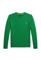 Polo Ralph Lauren sweter bawełniany dziecięcy bawełna zielony 323702674502