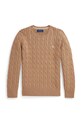 Polo Ralph Lauren sweter bawełniany dziecięcy bawełna beżowy 323702674504