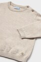 Băieți Mayoral pulover de bumbac pentru copii 303.3B.Baby.PPY2 bej