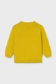 Dječji pamučni pulover Mayoral 303.3B.Baby.PPY2 zlatna SS26